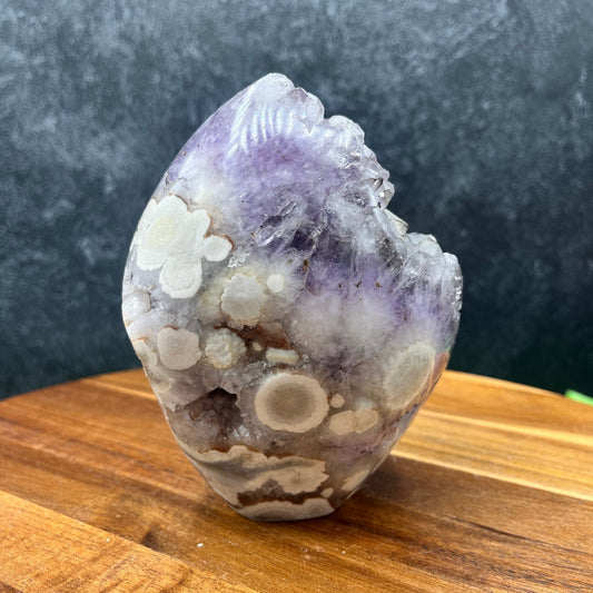 Amethyst in Flower Agate Cluster - Sage & Magic