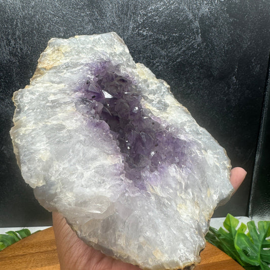 Amethyst in Quartz Geode - Sage & Magic