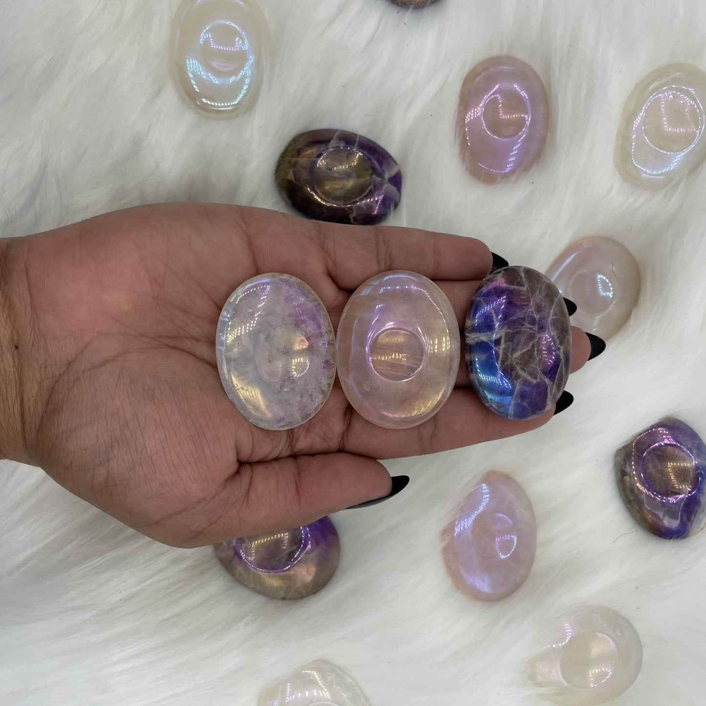 Aura Thumbprint Worry Stone - Sage & Magic