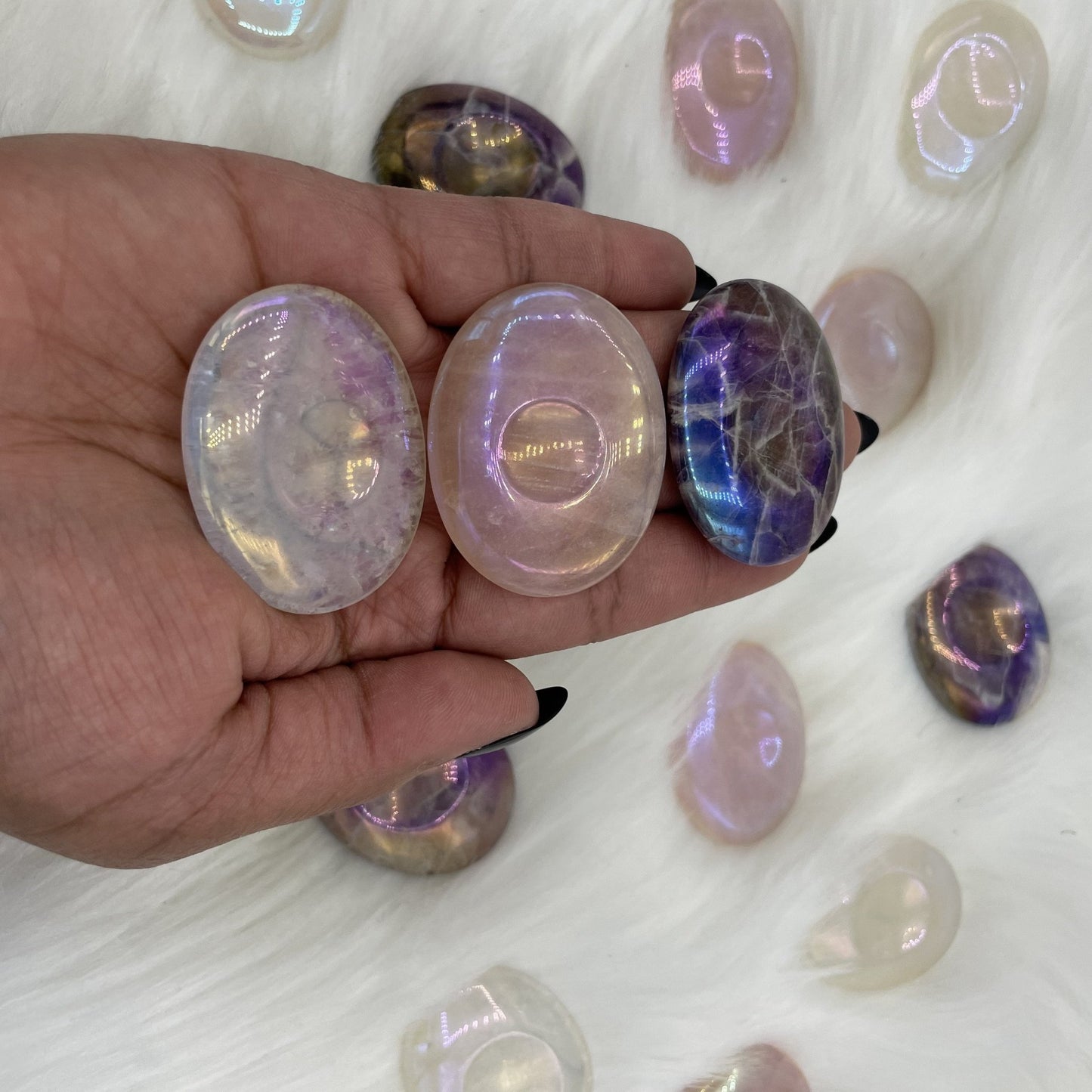 Aura Thumbprint Worry Stone - Sage & Magic