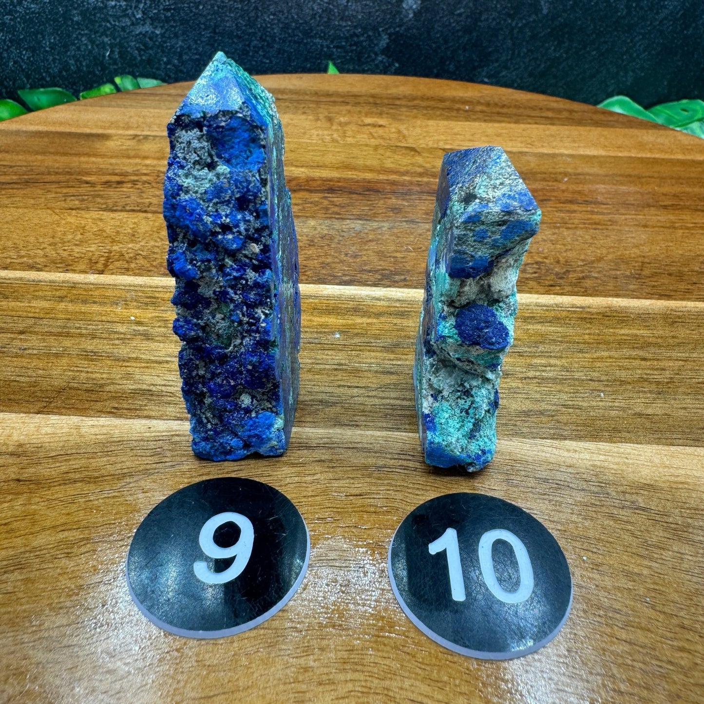 Azurite in Malachite Tower - Sage & Magic