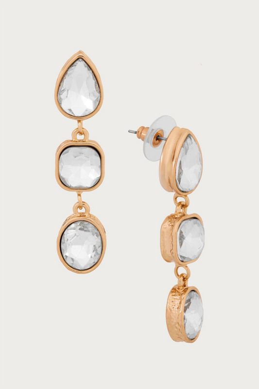 Crystal Cascade Earrings