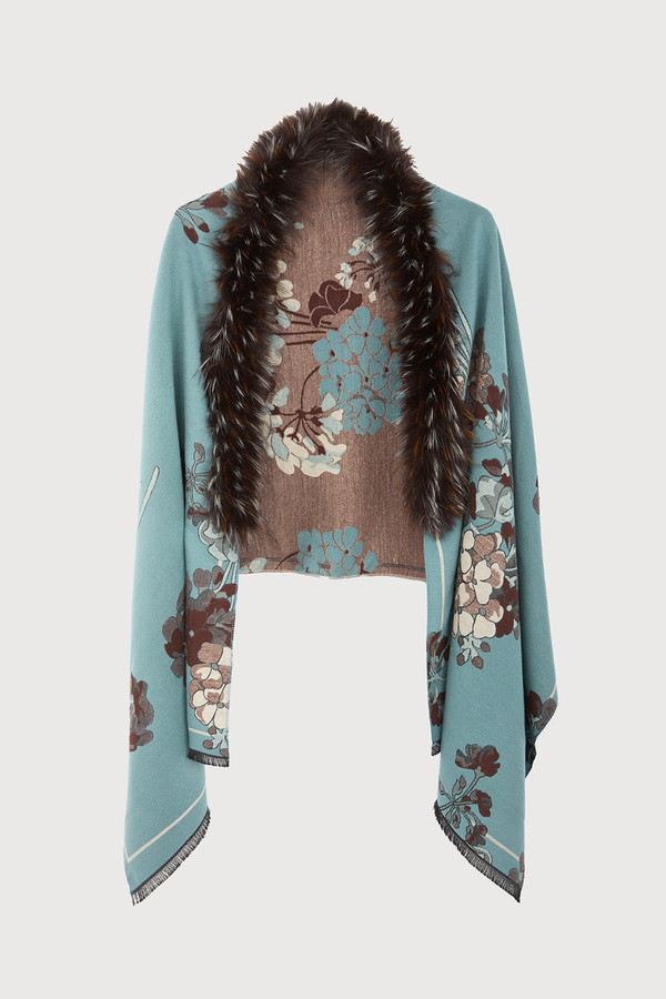 Bloom Reversible Fur Scarf
