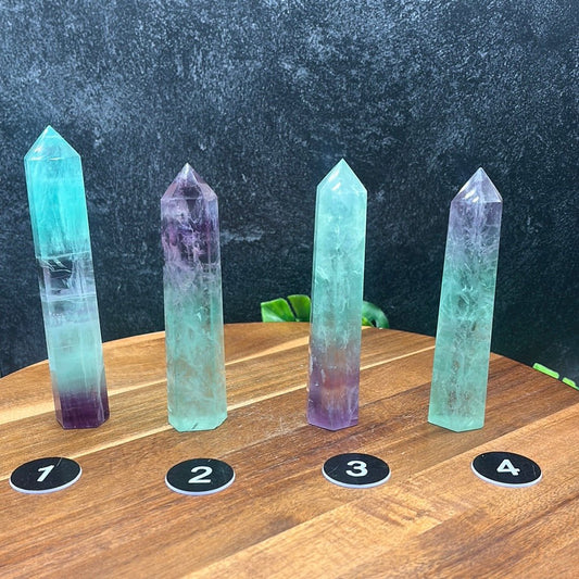 Baja Blast Rainbow Fluorite Tower - Sage & Magic