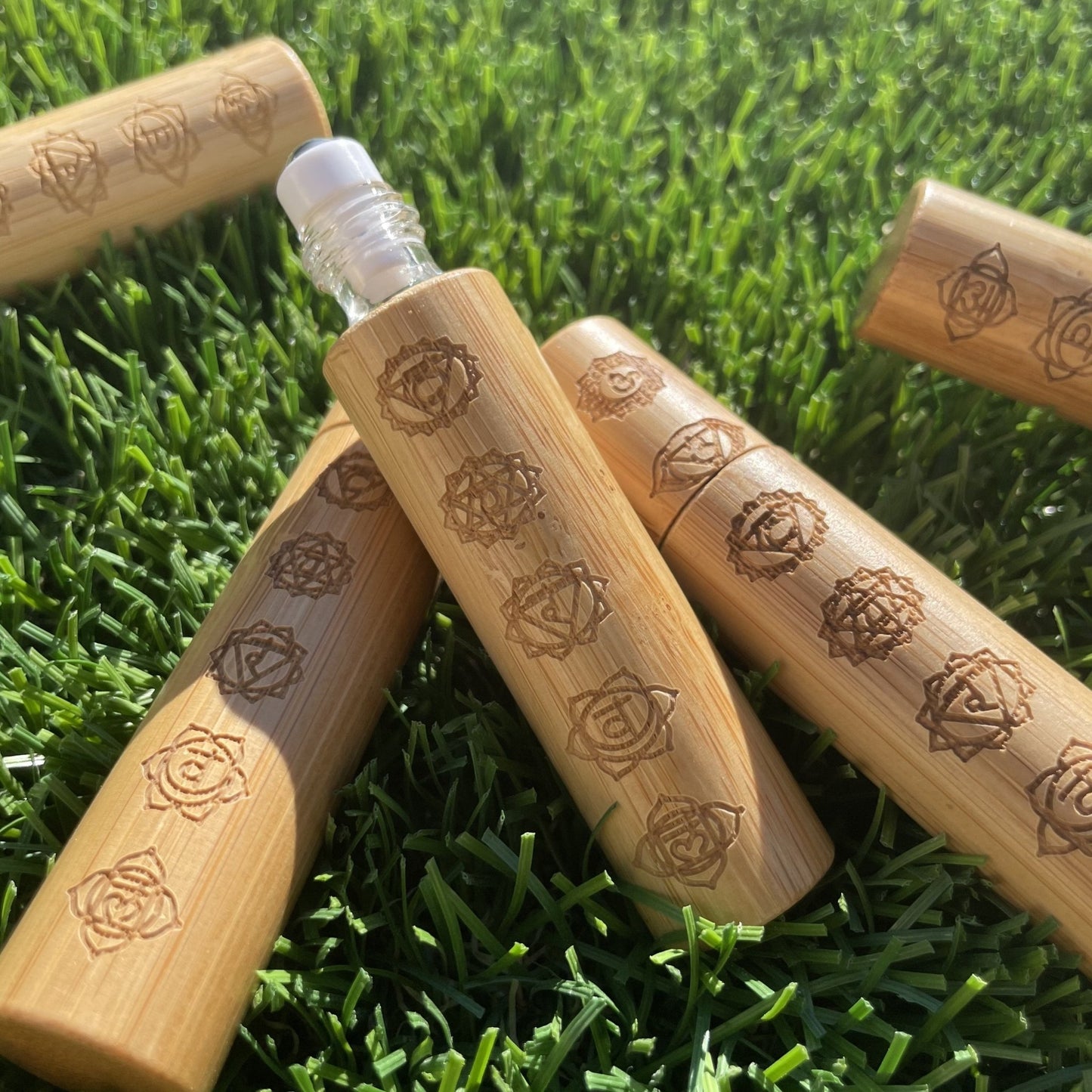 Bamboo Chakra EO Roller Bottle - Sage & Magic