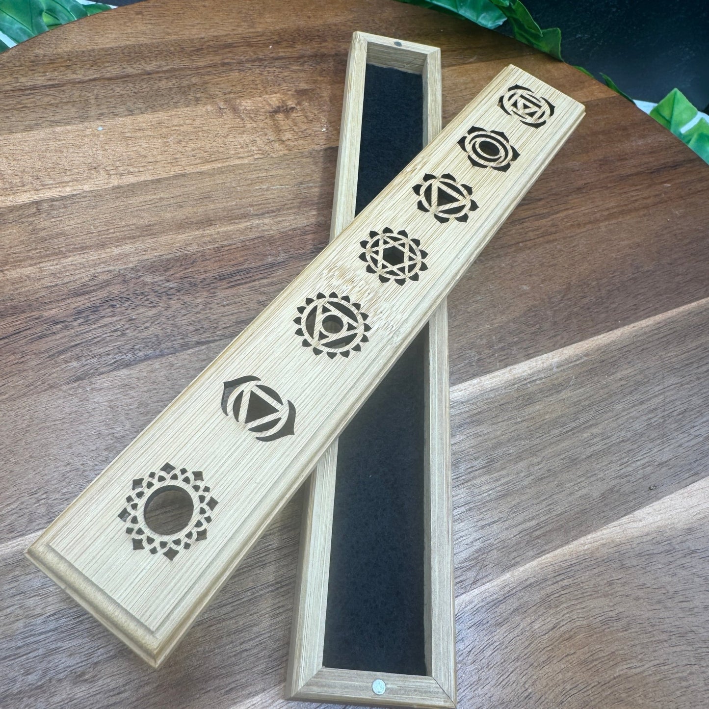 Bamboo Magnetic Chakra Cutout Box - Sage & Magic