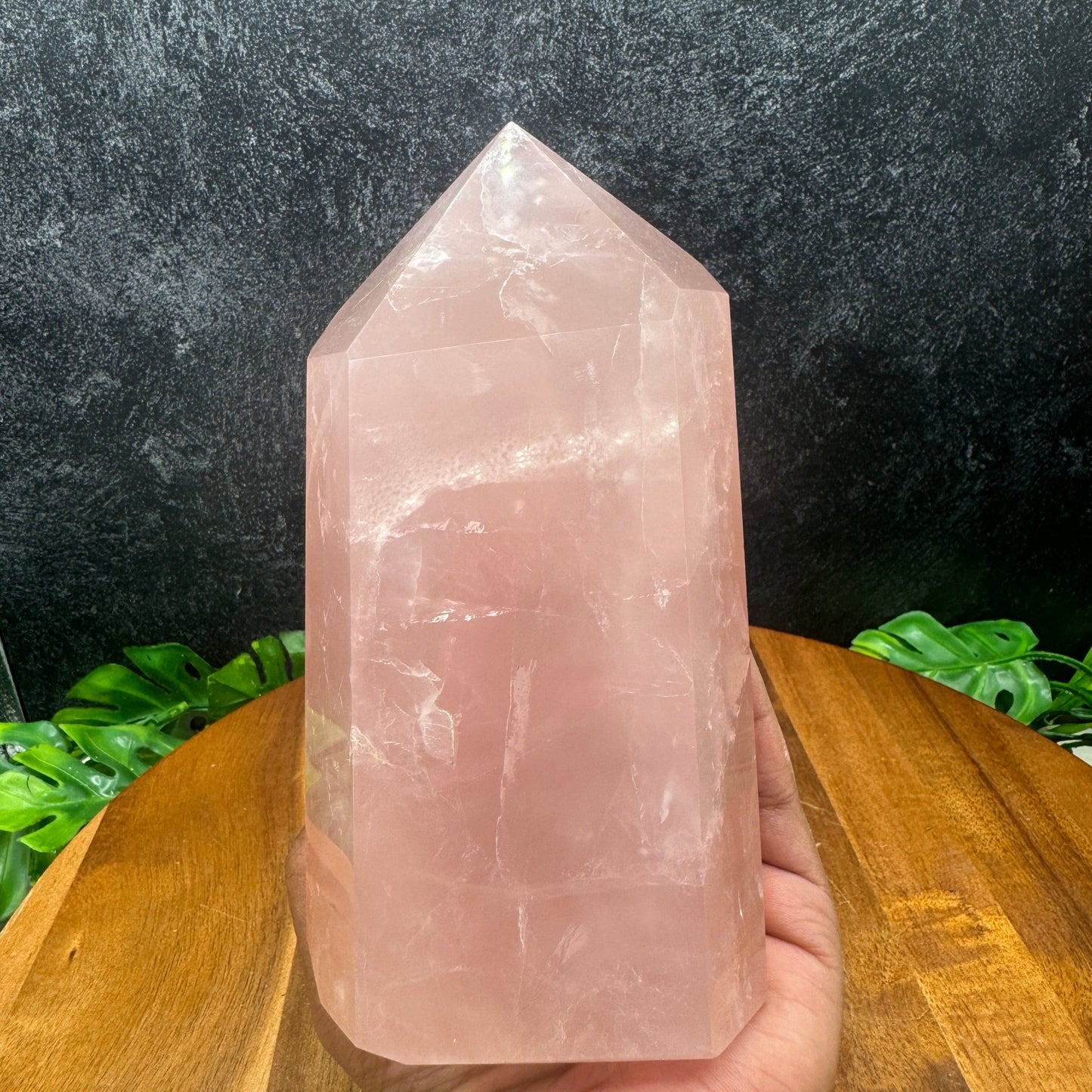 Beautiful Pink Rose Quartz Tower - Sage & Magic