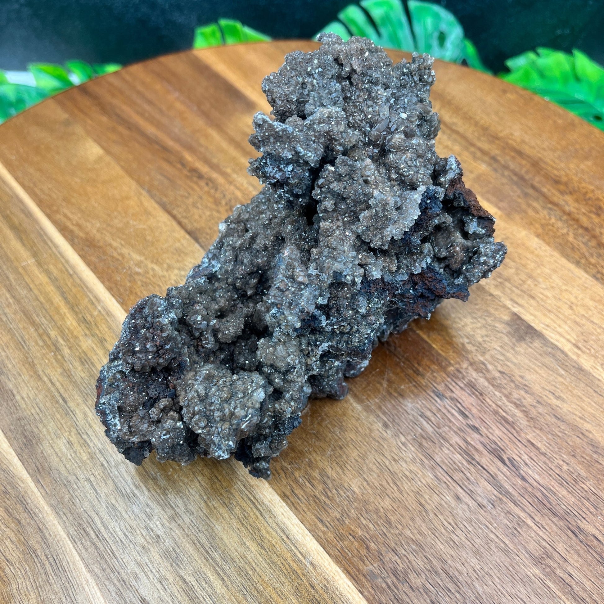 Black Calcite with Geothite - Sage & Magic