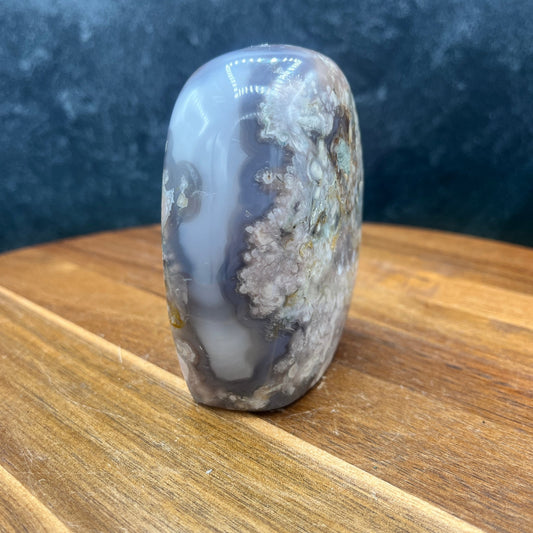 Black Flower Agate Freeform - Sage & Magic