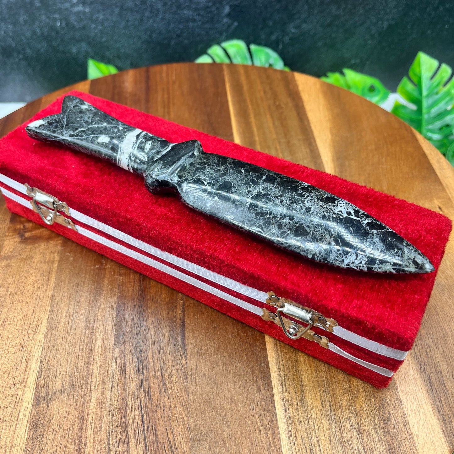 Black Marble Ceremonial Dagger - Sage & Magic