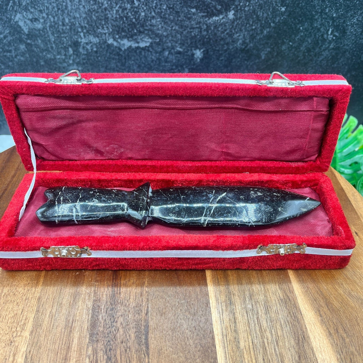 Black Marble Ceremonial Dagger - Sage & Magic