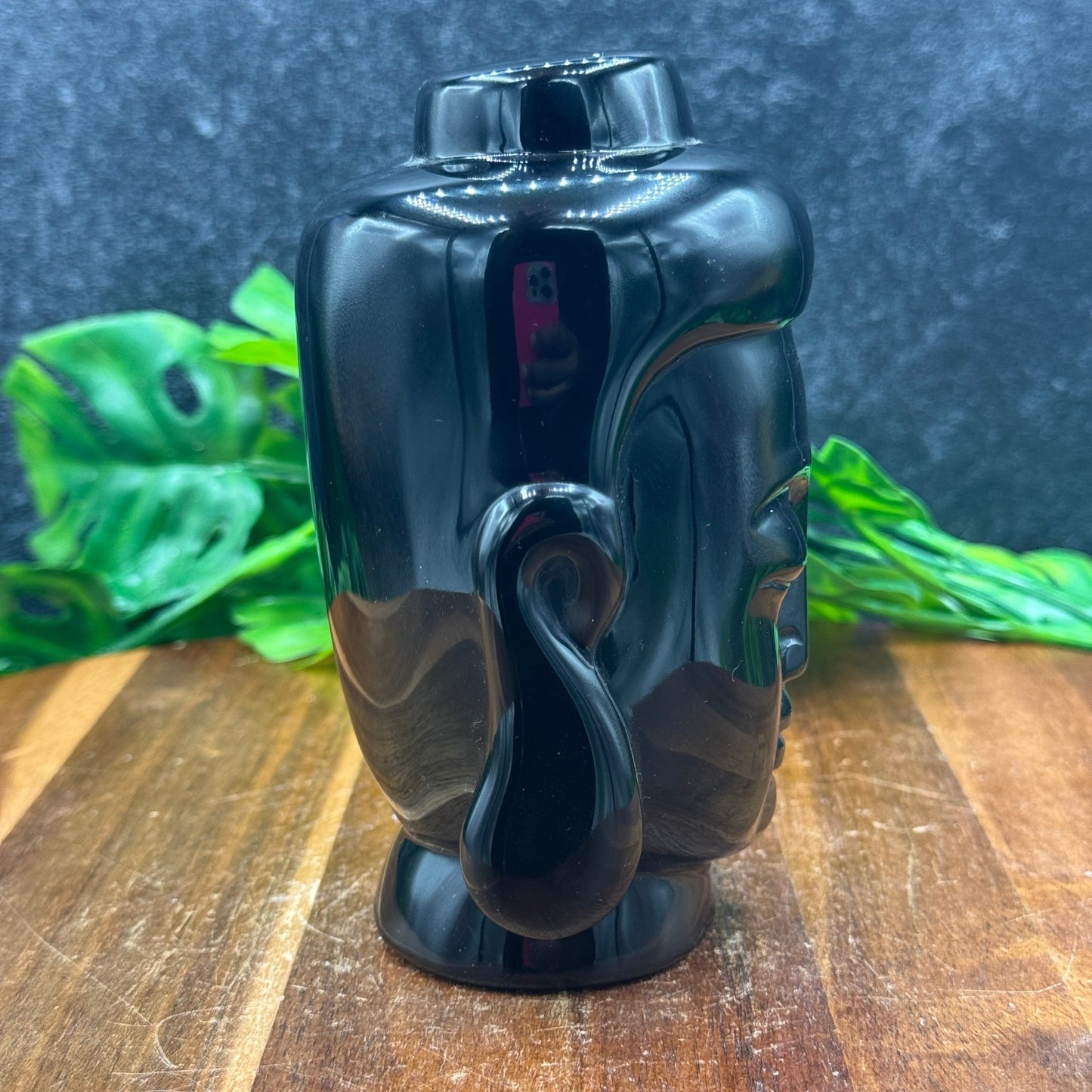 Black Obsidian Buddha Bust - Sage & Magic