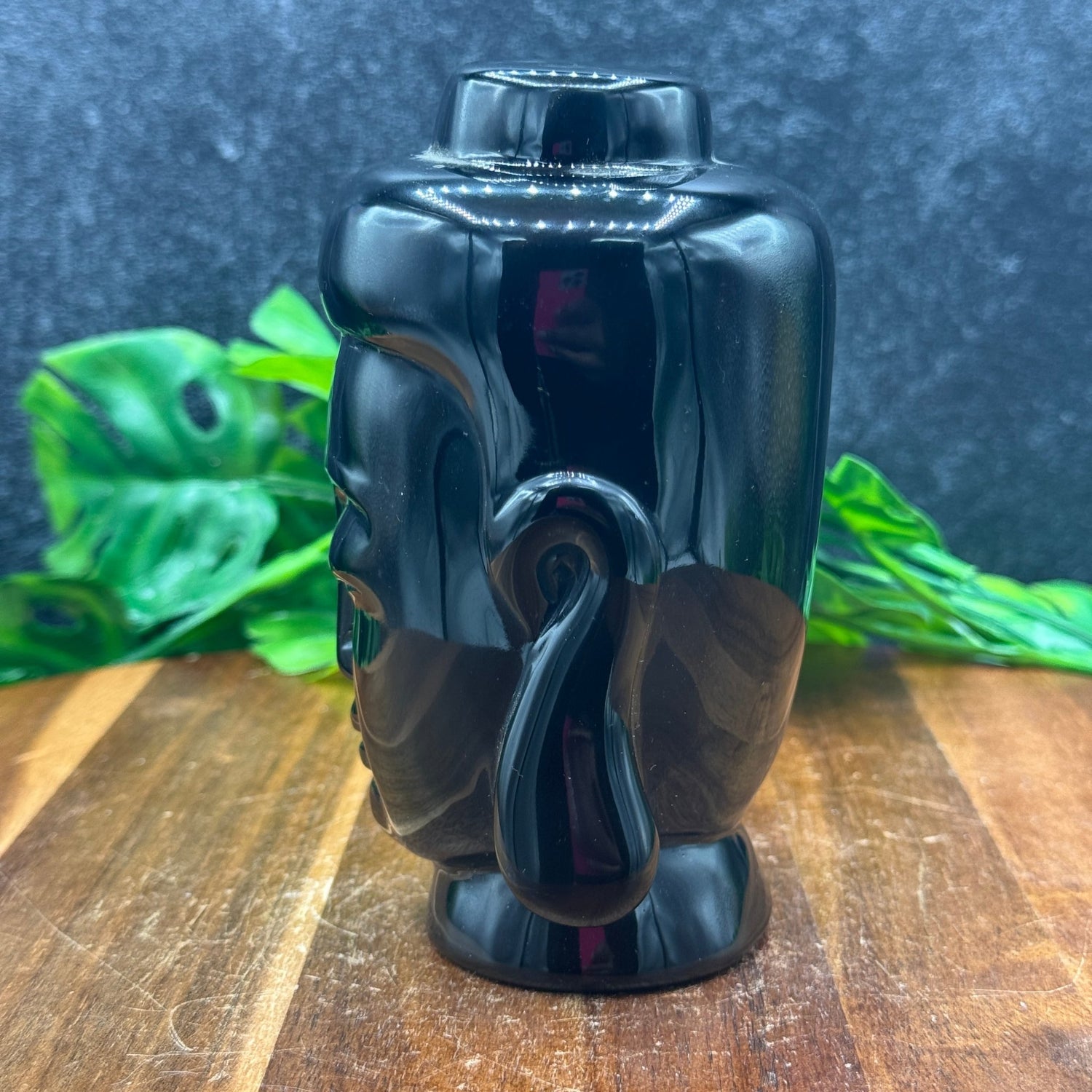 Black Obsidian Buddha Bust - Sage & Magic