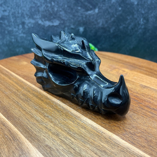 Black Obsidian Dragon - Sage & Magic