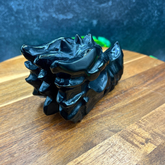 Black Obsidian Dragon - Sage & Magic