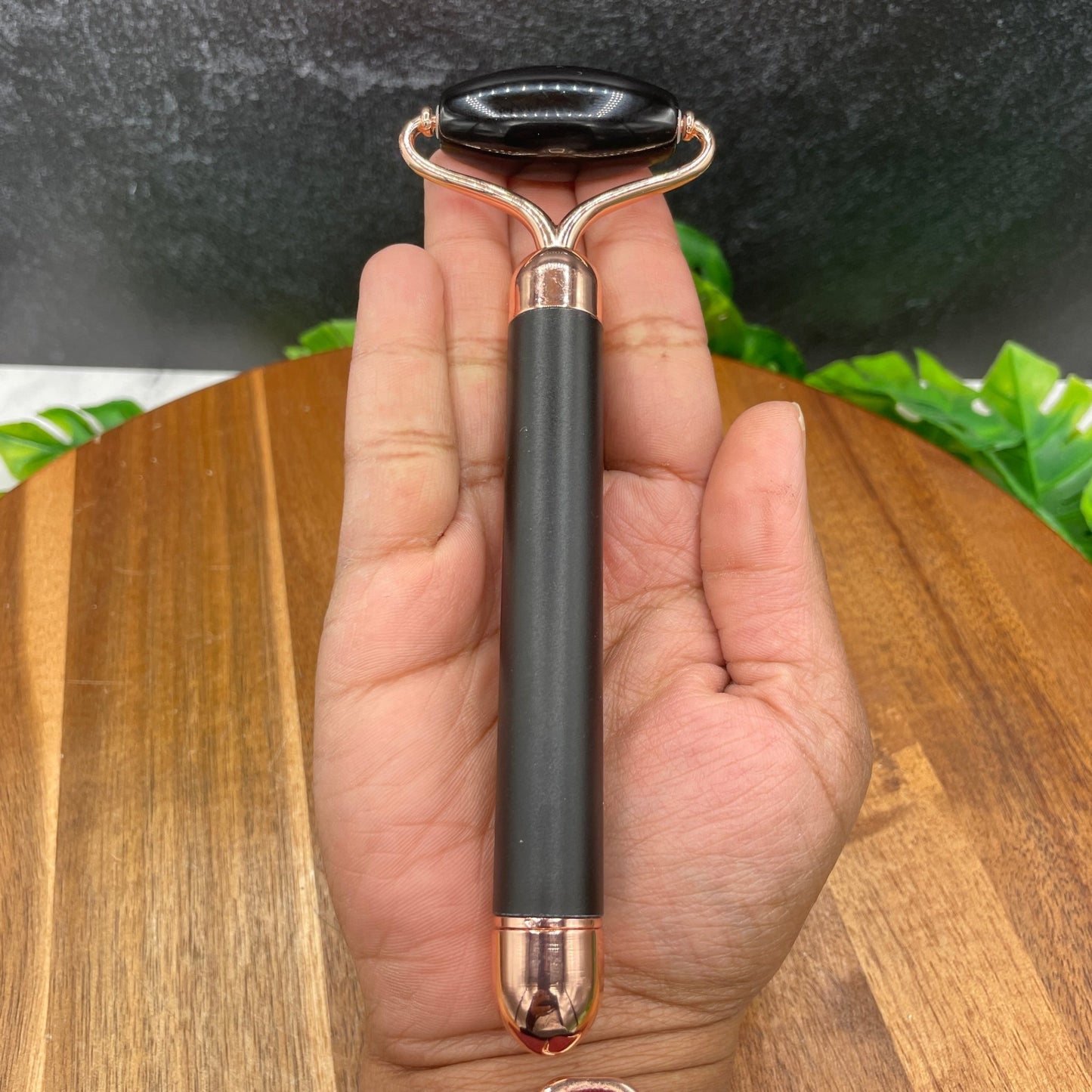 Black Obsidian Face Roller - Sage & Magic