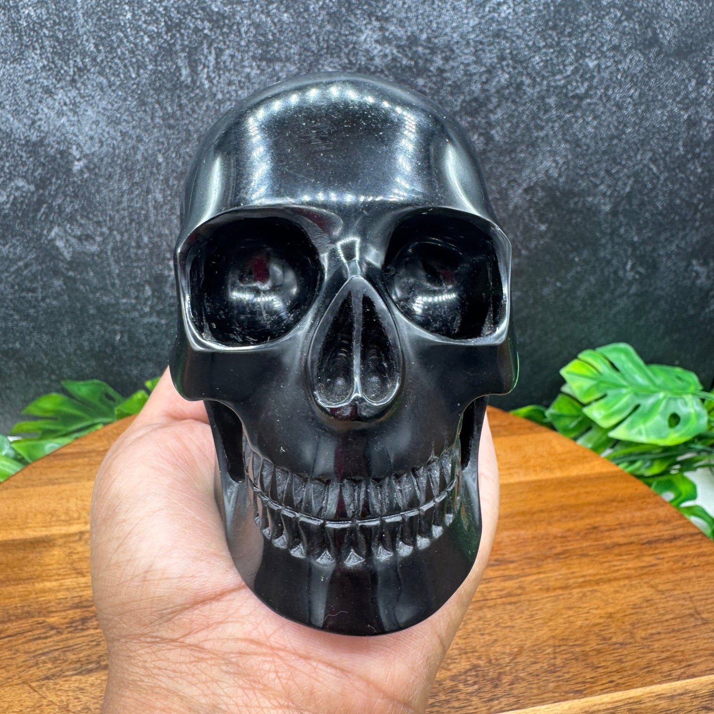 Black Obsidian Mitchell - Hedges Style Skull in Skull - Sage & Magic