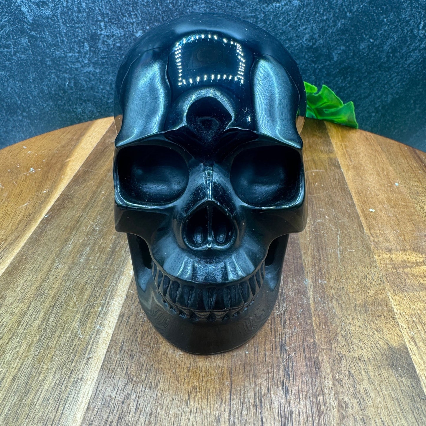 Black Obsidian Skull - Sage & Magic