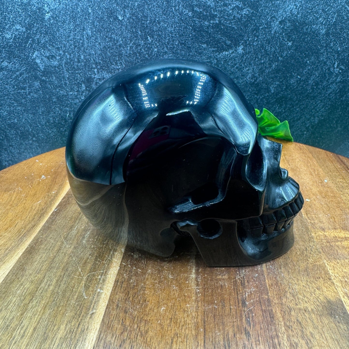 Black Obsidian Skull - Sage & Magic