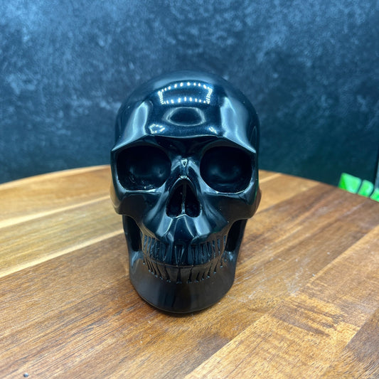 Black Obsidian Skull - Sage & Magic