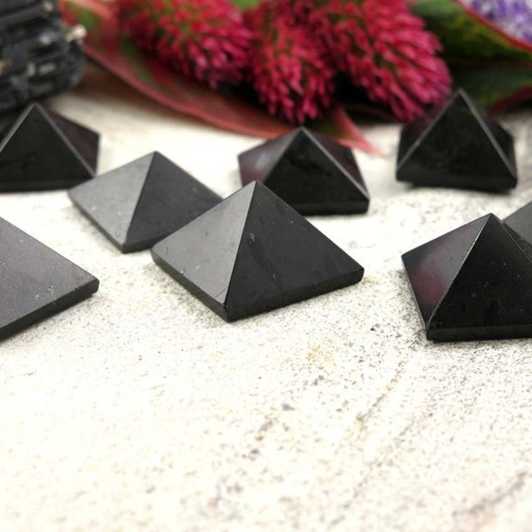 Black Tourmaline Pyramid - Sage & Magic