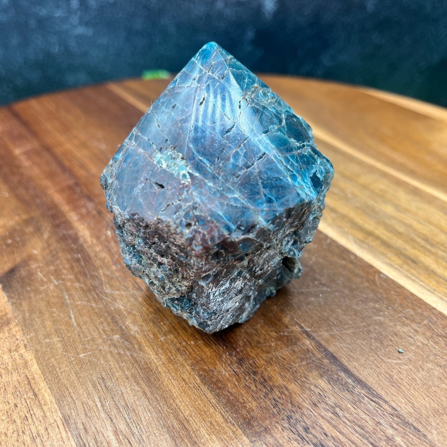 Blue Apatite Point - Sage & Magic