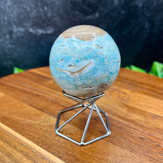 Blue Aragonite Sphere - Sage & Magic