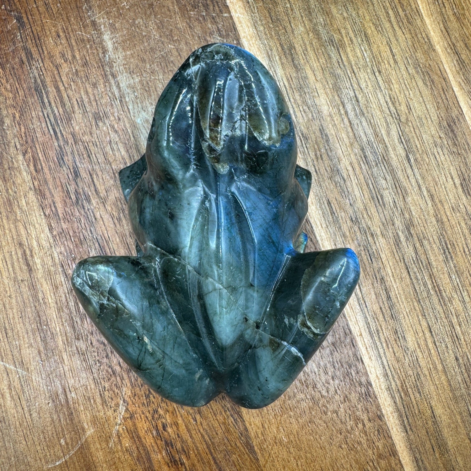 Blue Flash Labradorite Frog - Sage & Magic