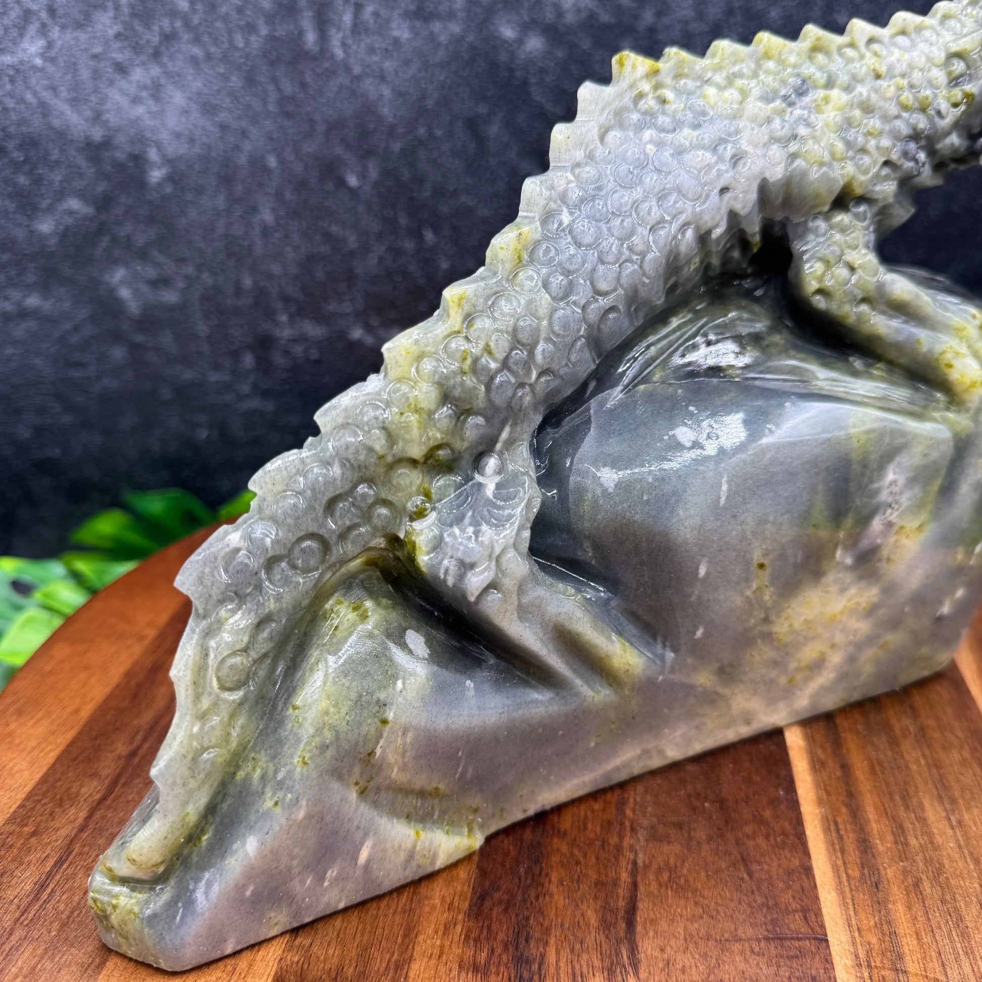 Blue Green Lantian Jade Lizard - Sage & Magic