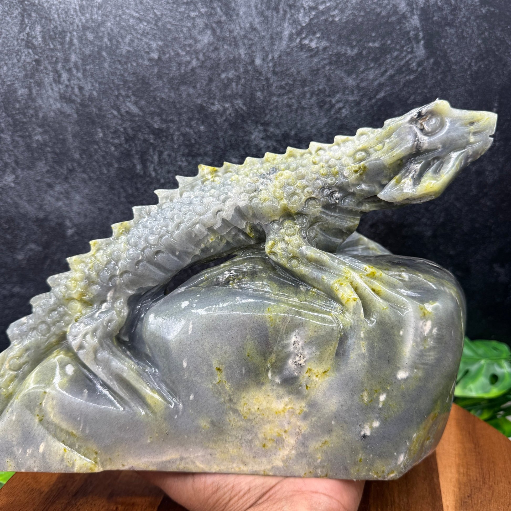 Blue Green Lantian Jade Lizard - Sage & Magic