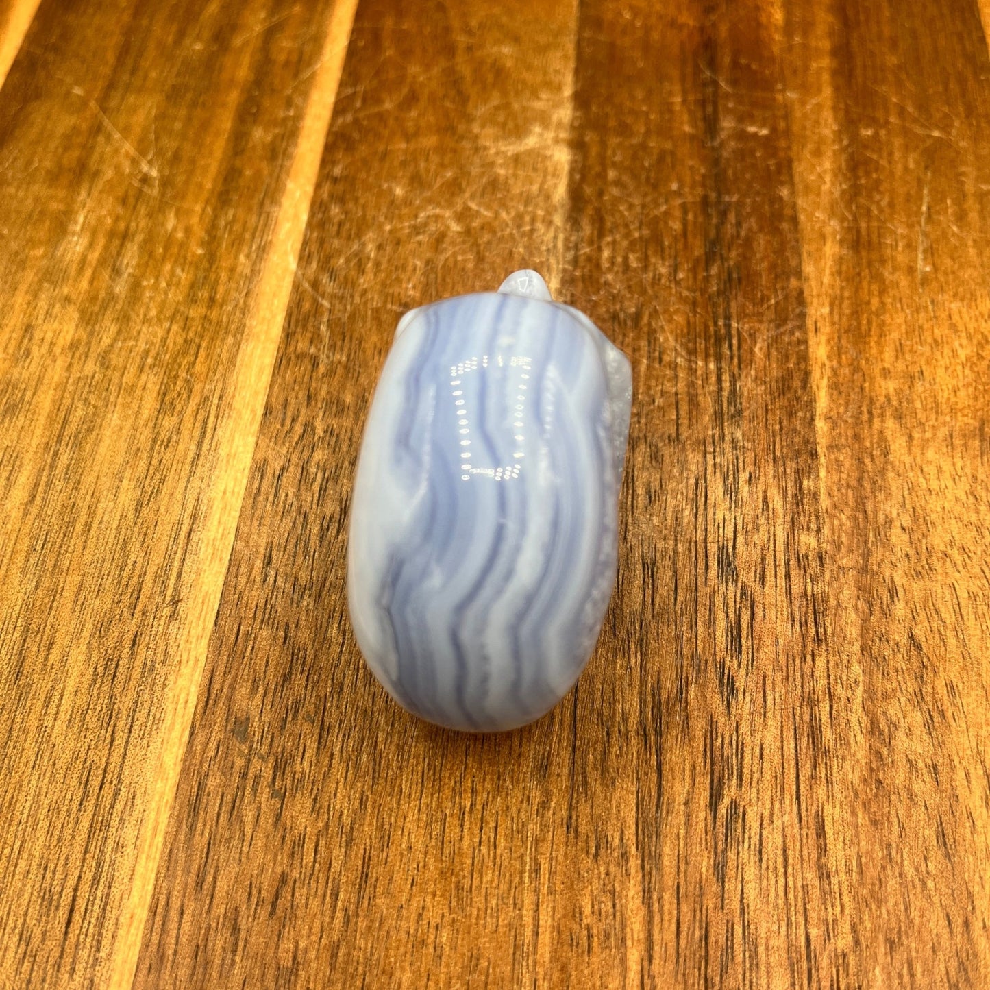 Blue Lace Agate Skull - Sage & Magic