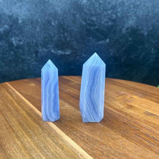 Blue Lace Agate Tower - Sage & Magic