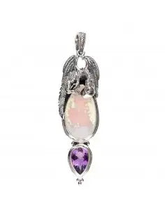 Gotland Dragon Amethyst Opal Pendant