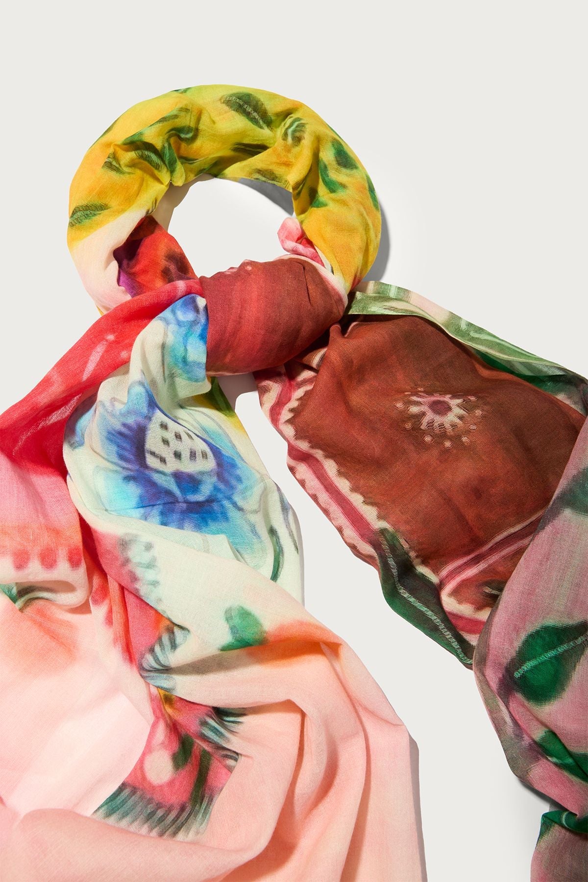 Patchwork Printed Scarf