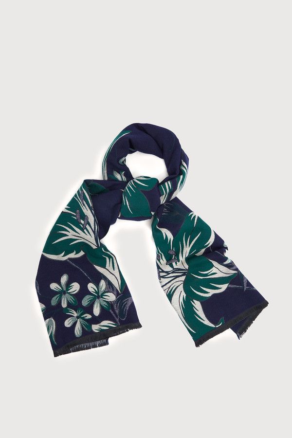 Floral Reversible Lily Scarf