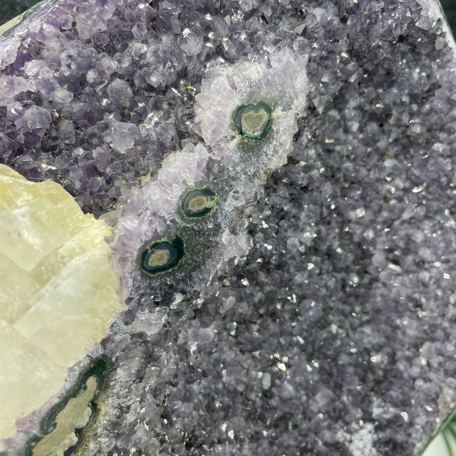 Calcite on Stalactite Amethyst with Stand - Sage & Magic