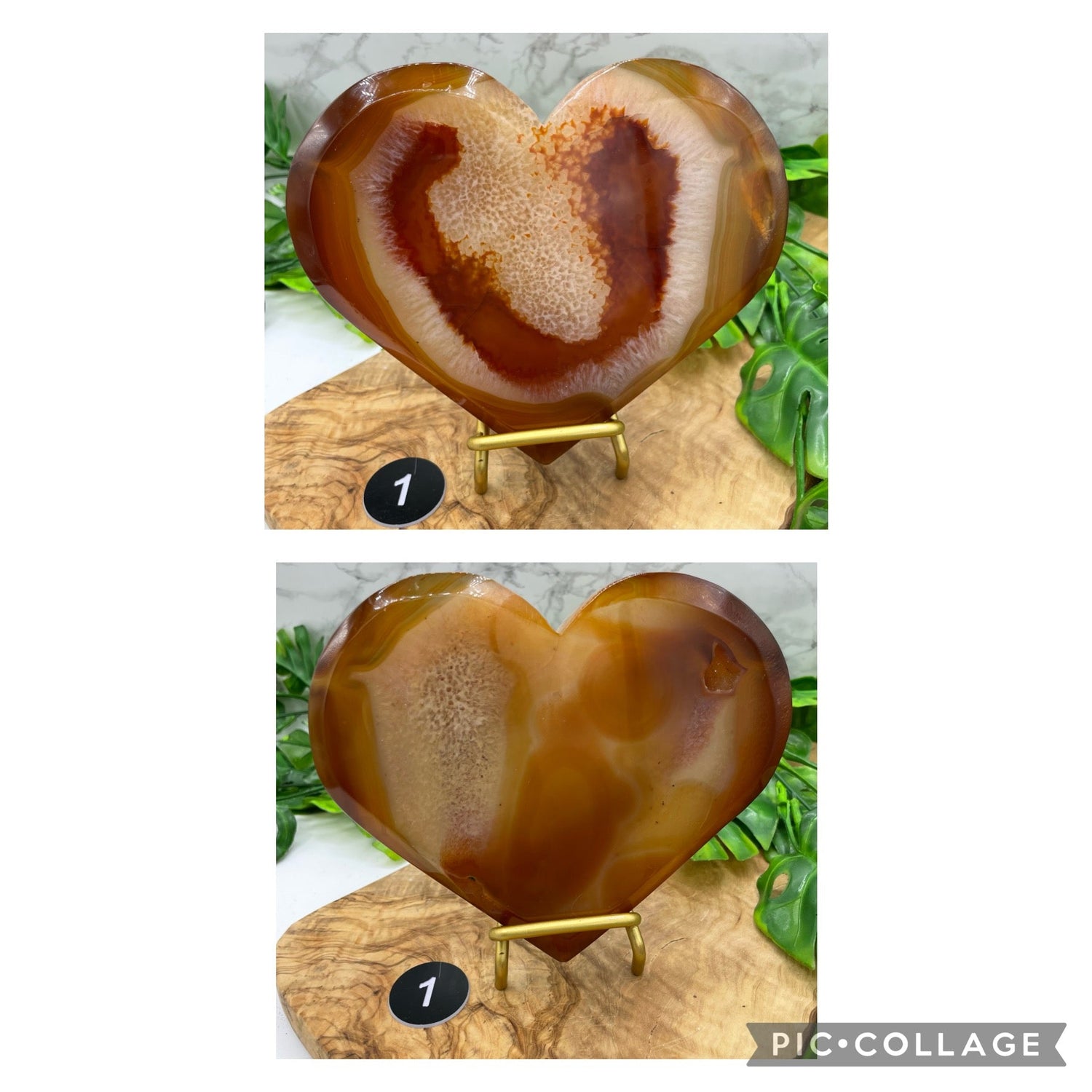 Carnelian Druzy Heart - Sage & Magic