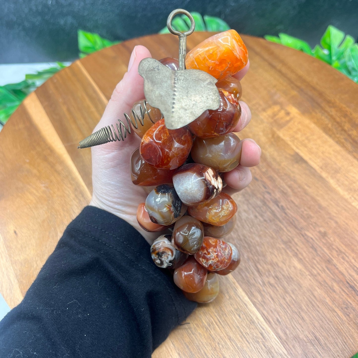 Carnelian Grapes Carving - Sage & Magic