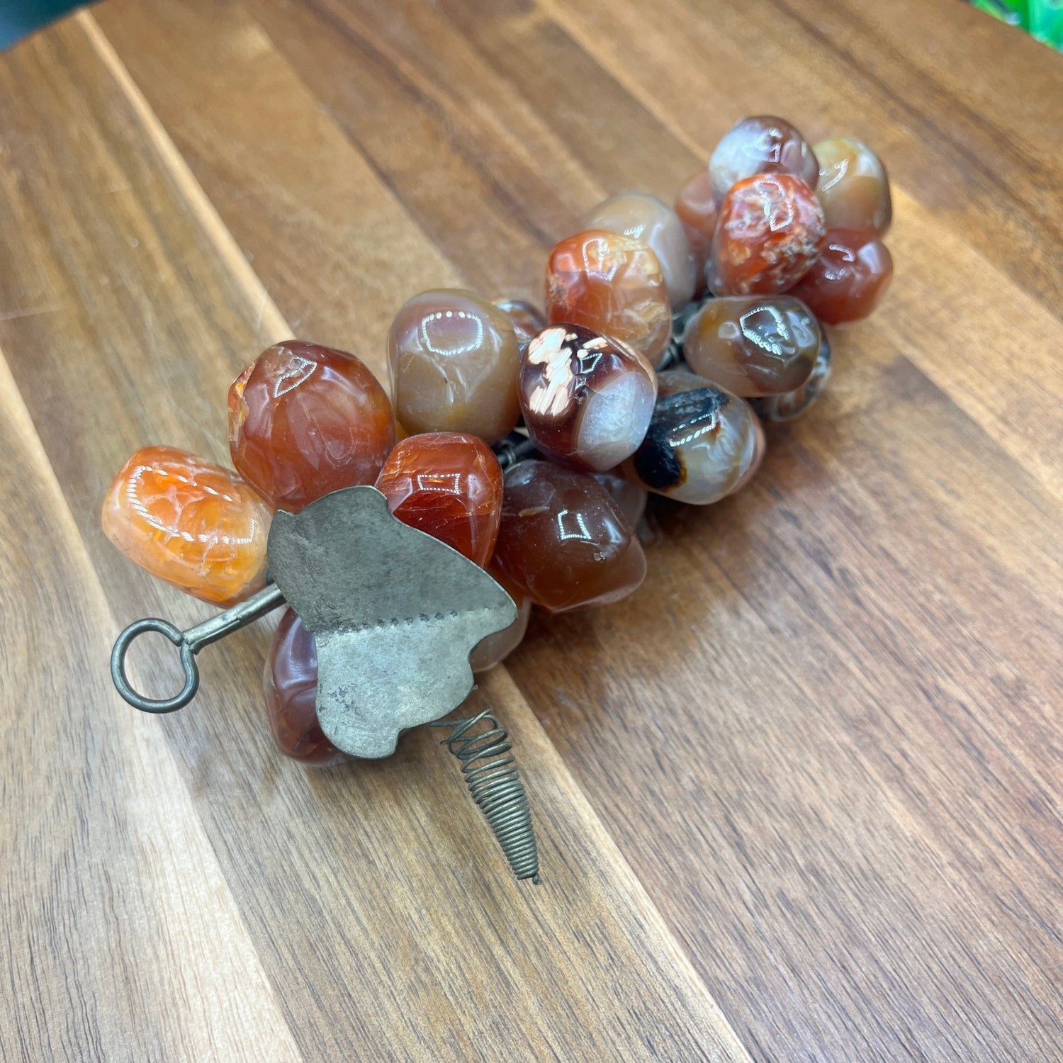 Carnelian Grapes Carving - Sage & Magic