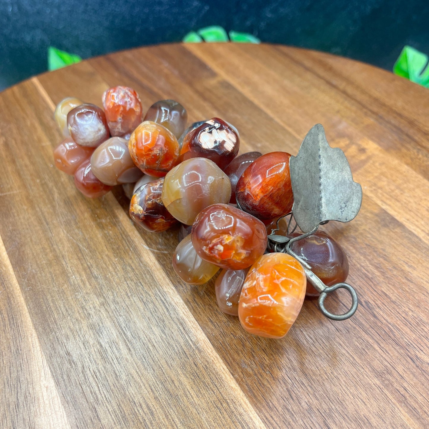 Carnelian Grapes Carving - Sage & Magic