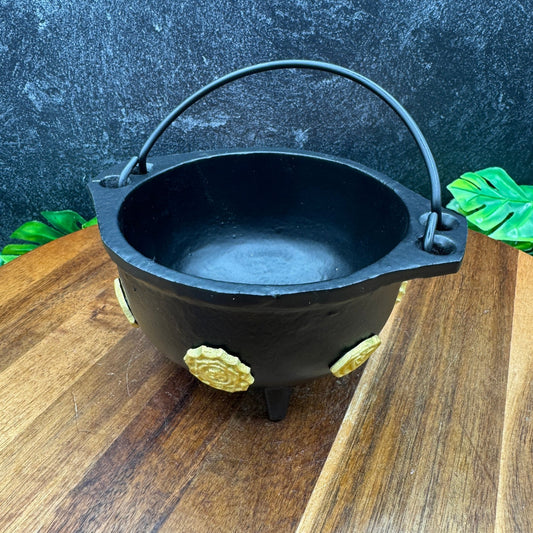 Chakra Cast Iron Cauldron - Sage & Magic