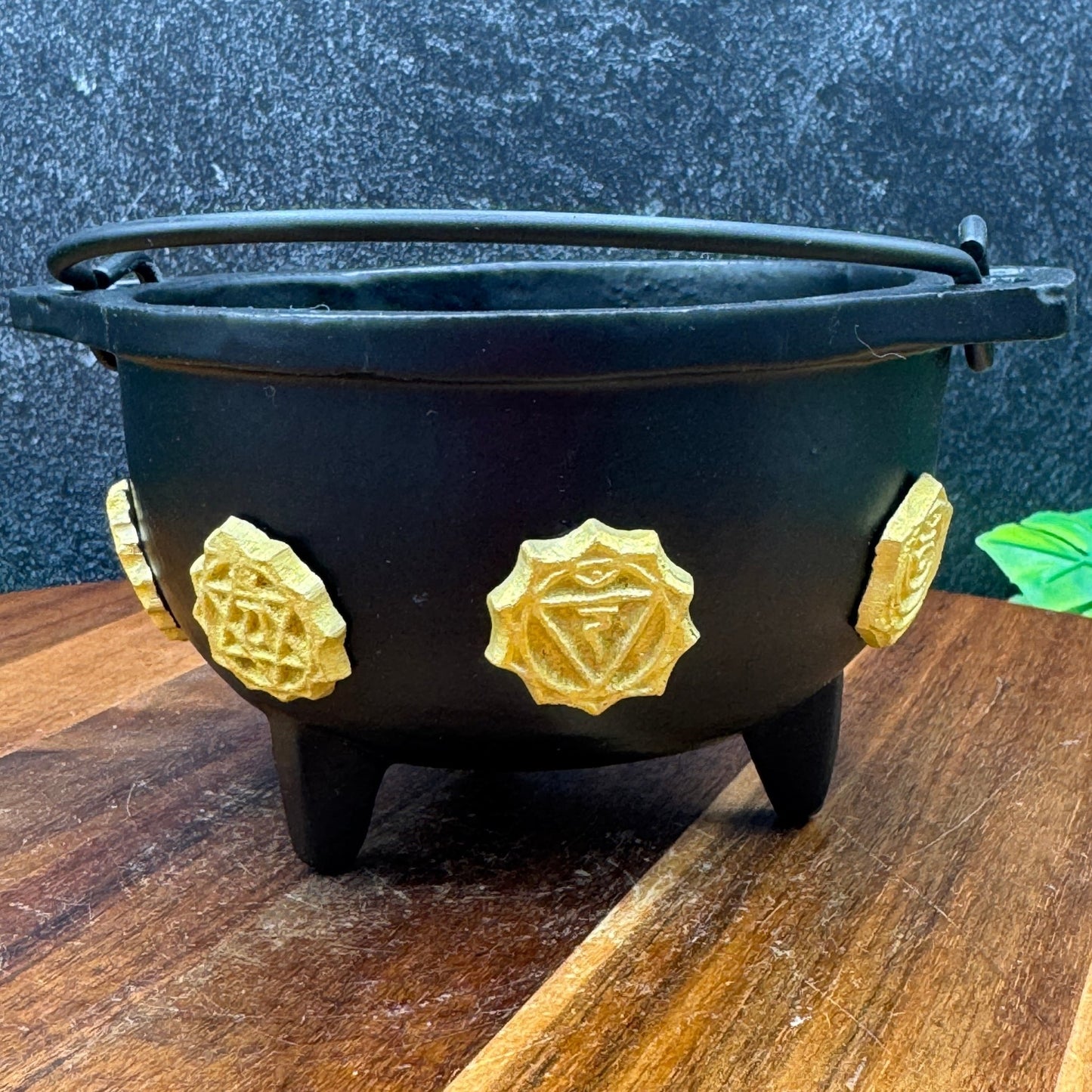 Chakra Cast Iron Cauldron - Sage & Magic