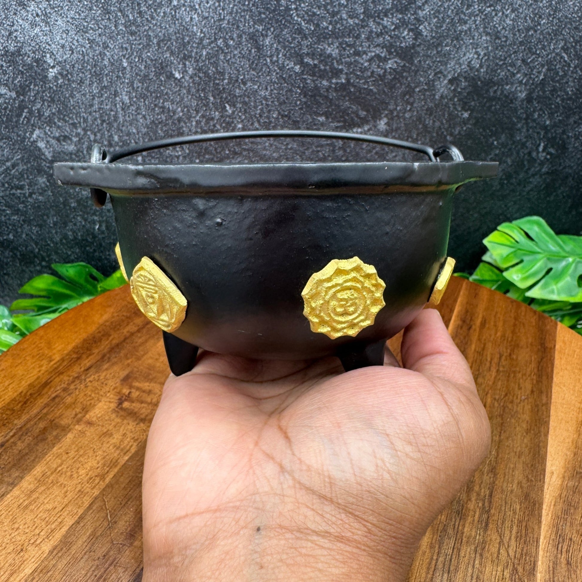 Chakra Cast Iron Cauldron - Sage & Magic