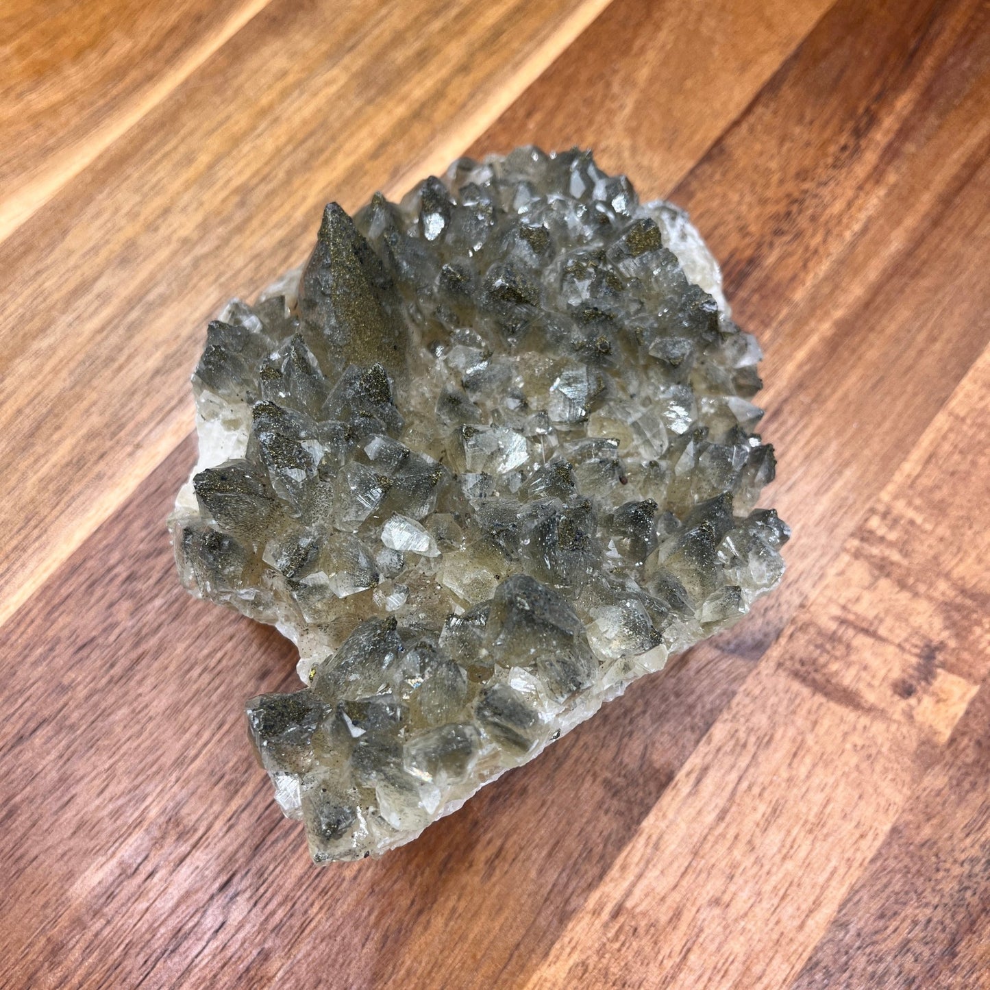 Chalcopyrite on Dogtooth Calcite - Sage & Magic