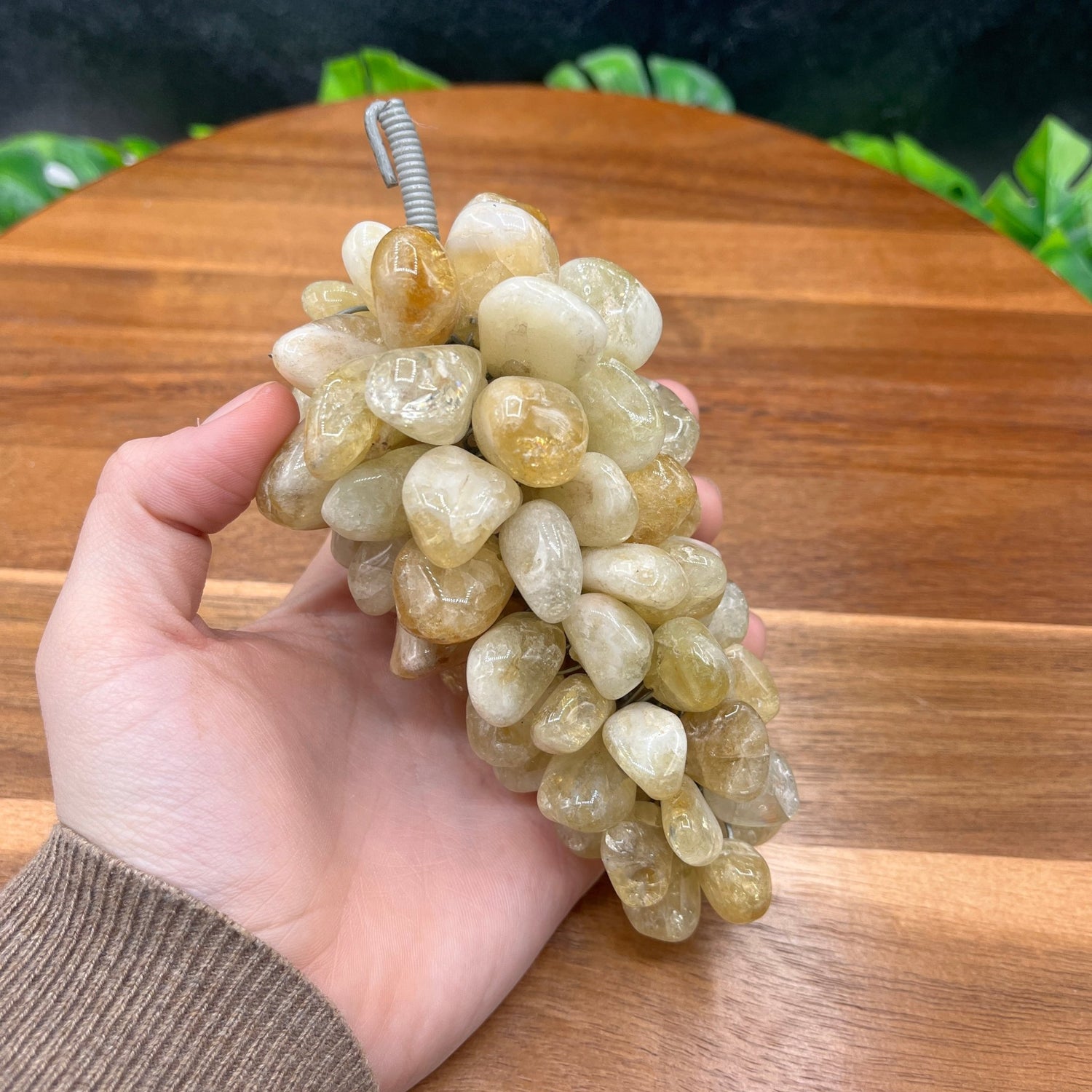 Citrine Grapes Carving - Sage & Magic