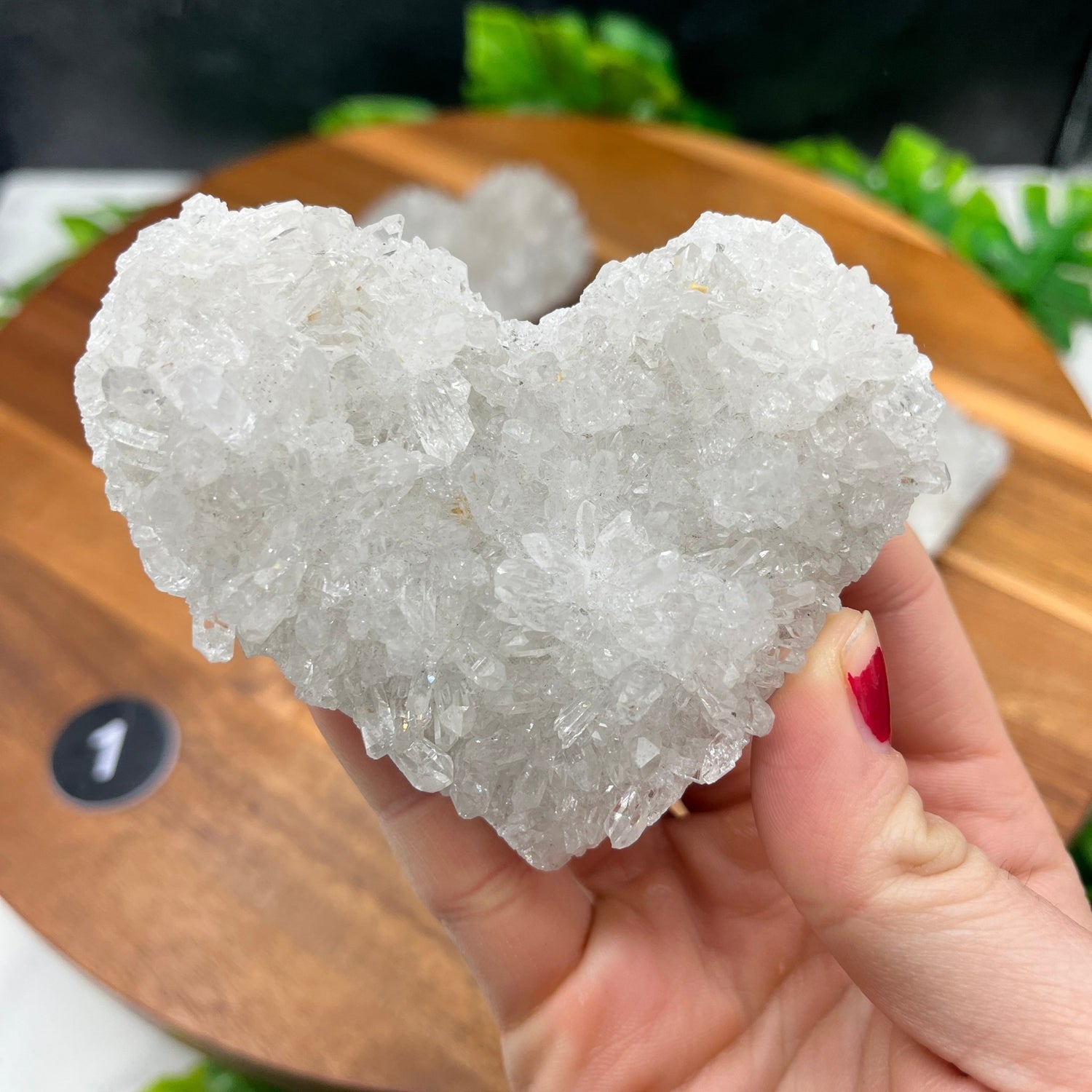 Clear Quartz Cluster Heart - Sage & Magic