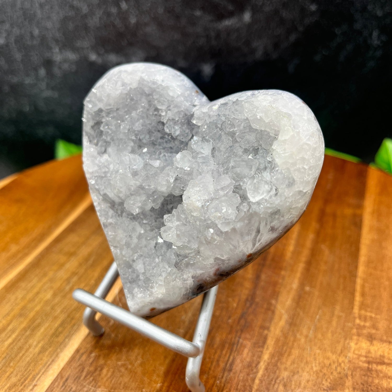 Clear Quartz Cluster Heart - Sage & Magic