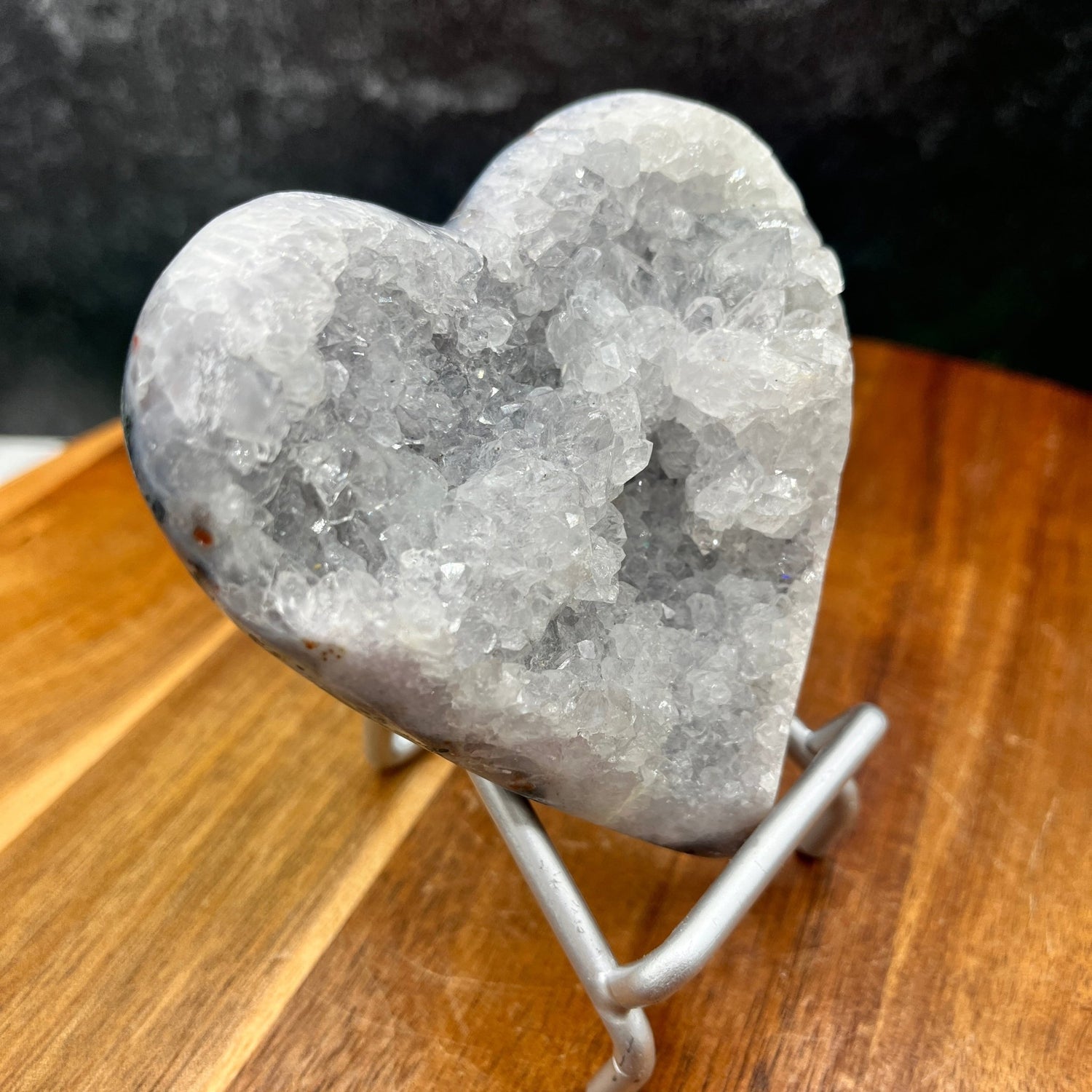 Clear Quartz Cluster Heart - Sage & Magic