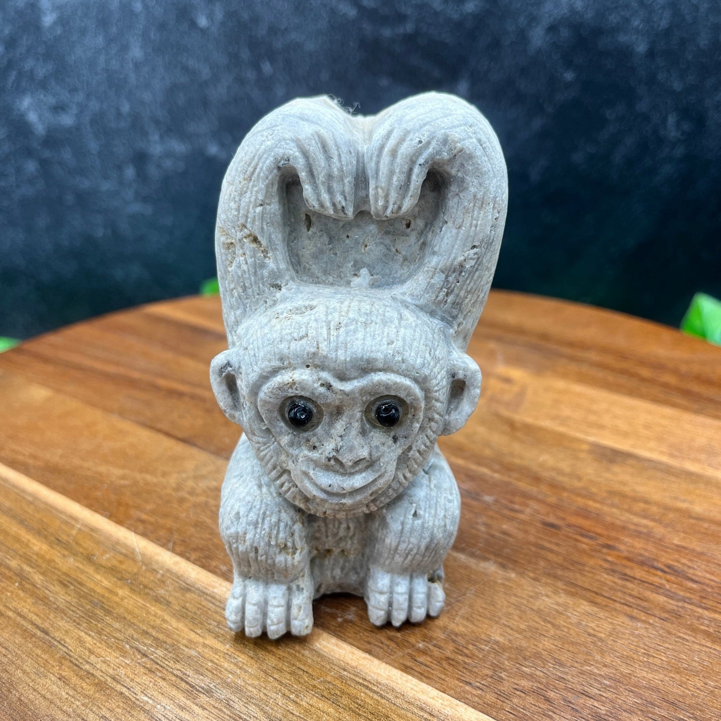 Clear Quartz Cluster Monkey Carving - Sage & Magic