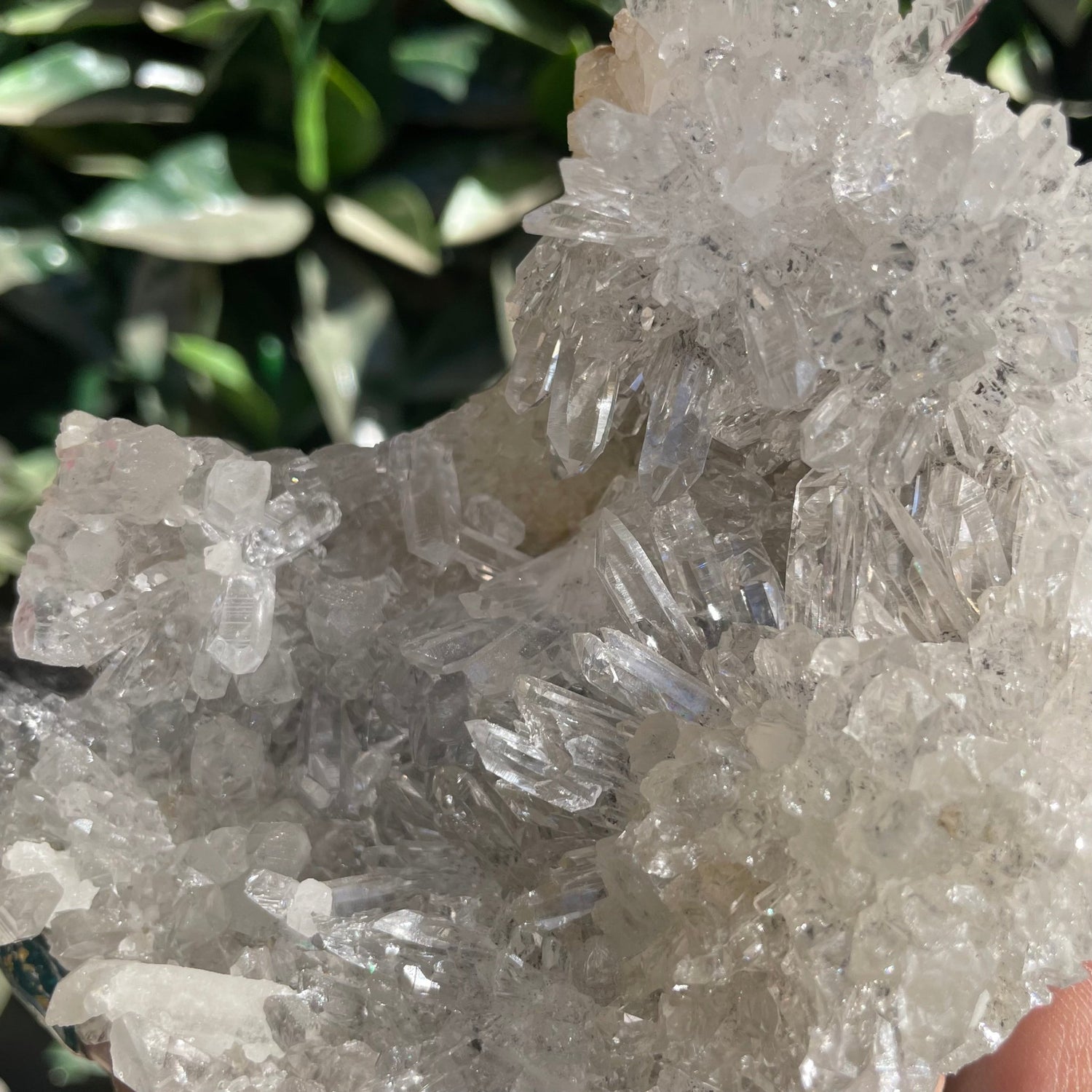 Clear Quartz Cluster Moon - Sage & Magic